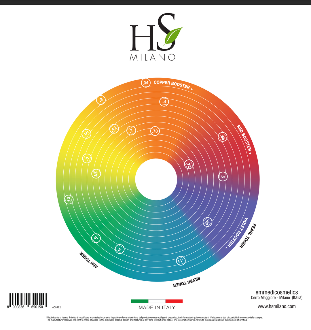 Carta de Color Tinte Hs Milano Vegan Extrem