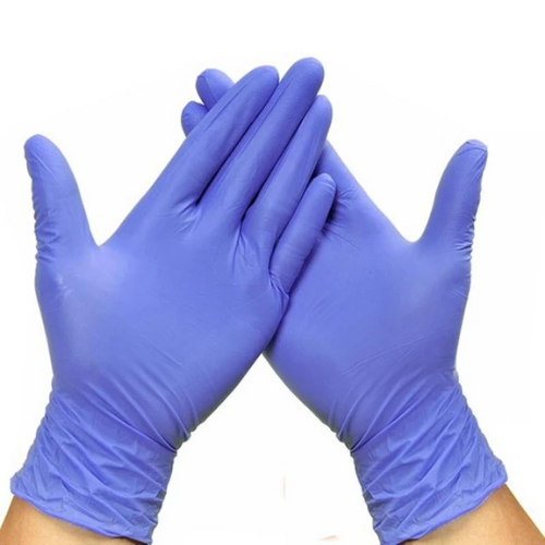 Guantes de Nitrilo violeta sin polvo caja 100 unidades